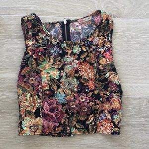 Kimberly Flower Crop Top
